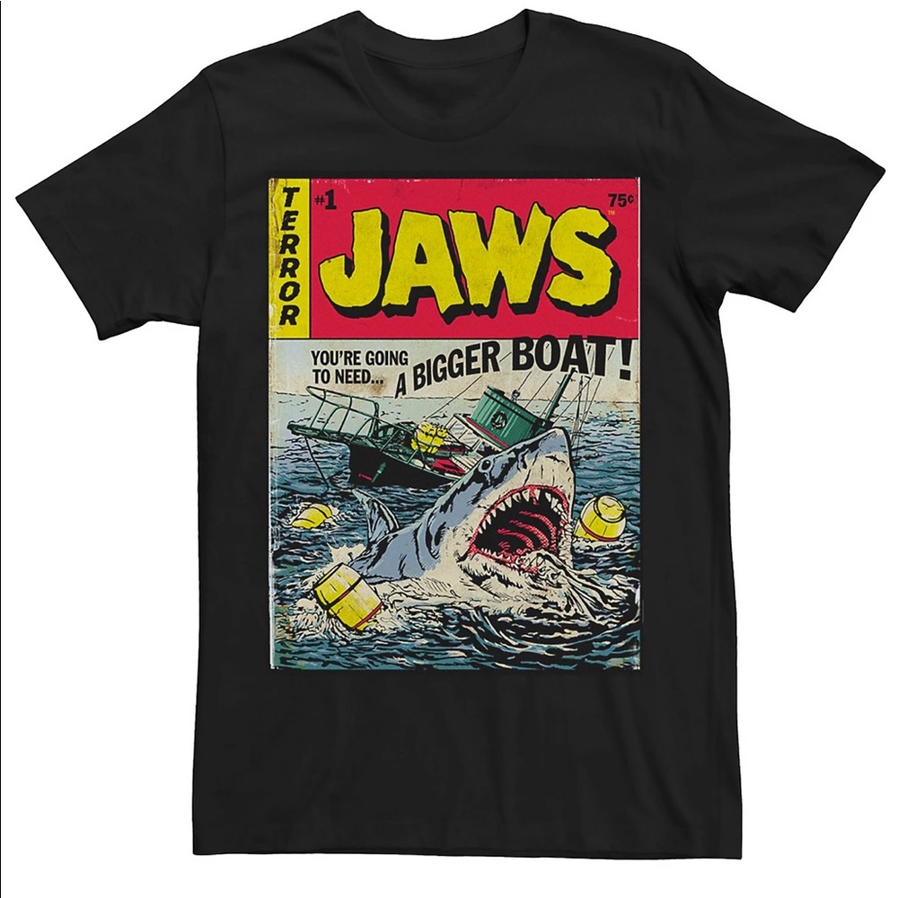 Jaws Attacks Short Sleeve T-Shirt